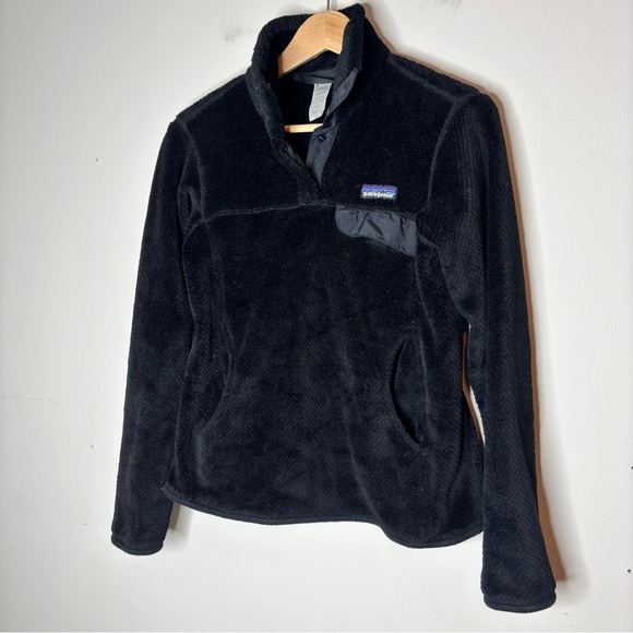 Patagonia Black Re-Tool Snap-T Pullover Fleece Size S - Picture 11 of 12